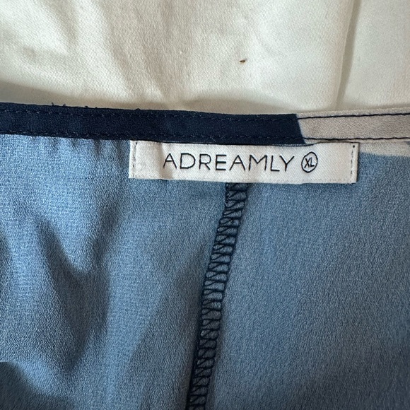 OS tasseled Blue Beach Coverup - Picture 2 of 3